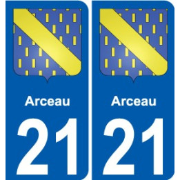21 Léry blason autocollant plaque stickers ville