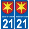 27 Léry coat of arms sticker plate stickers city