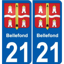 27 Léry coat of arms sticker plate stickers city