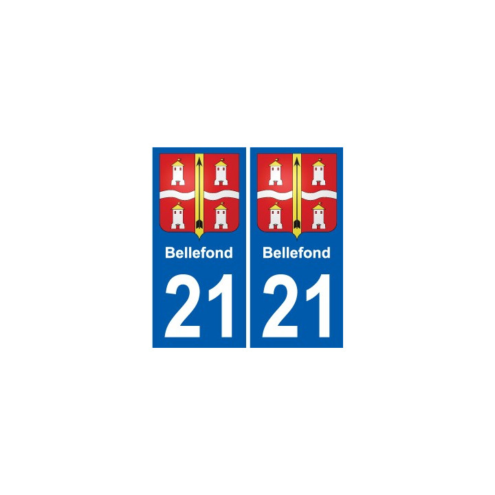 27 Léry coat of arms sticker plate stickers city