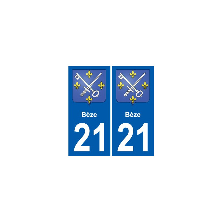 21 Léry blason autocollant plaque stickers ville