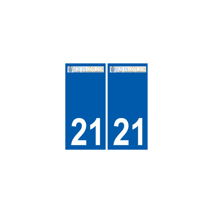 21 Léry logo autocollant plaque stickers ville