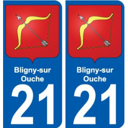 27 Léry coat of arms sticker plate stickers city