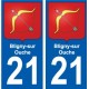 27 Léry stemma adesivo piastra adesivi città