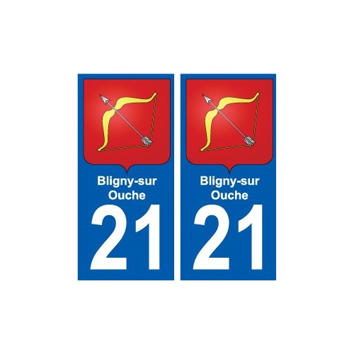 21 Léry blason autocollant plaque stickers ville