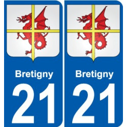27 Léry coat of arms sticker plate stickers city