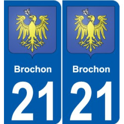 27 Léry coat of arms sticker plate stickers city