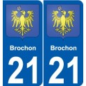 27 de Léry escudo de armas de la etiqueta engomada de la placa de pegatinas de la ciudad