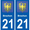 27 Léry coat of arms sticker plate stickers city