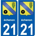 27 de Léry escudo de armas de la etiqueta engomada de la placa de pegatinas de la ciudad