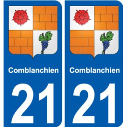 27 Léry coat of arms sticker plate stickers city