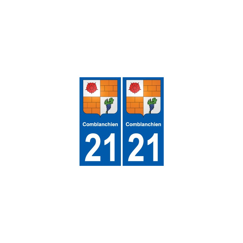 27 Léry coat of arms sticker plate stickers city