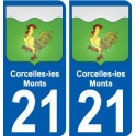 27 de Léry escudo de armas de la etiqueta engomada de la placa de pegatinas de la ciudad