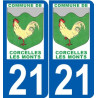 27 Léry logo adesivo piastra adesivi città