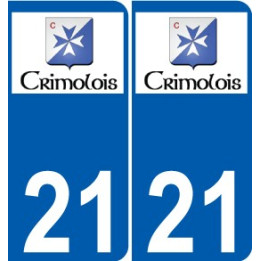21 Léry logo autocollant plaque stickers ville