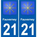 21 Léry blason autocollant plaque stickers ville