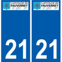 27 Léry logo sticker plate stickers city