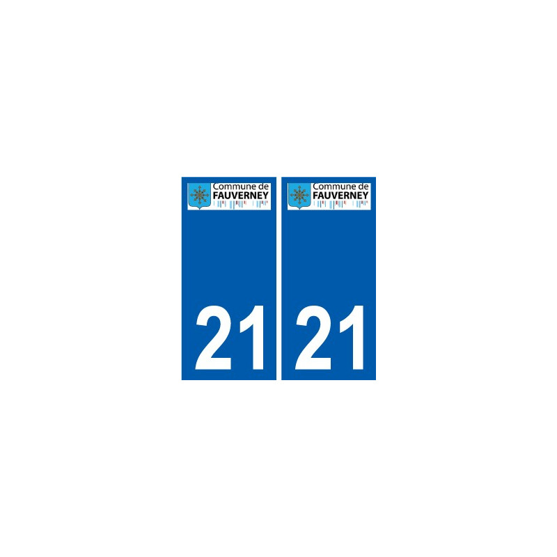 21 Léry logo autocollant plaque stickers ville