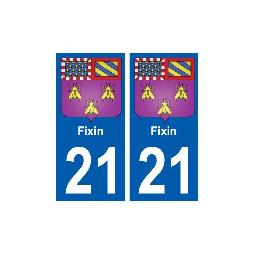 21 Léry blason autocollant plaque stickers ville