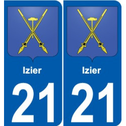 27 Léry coat of arms sticker plate stickers city