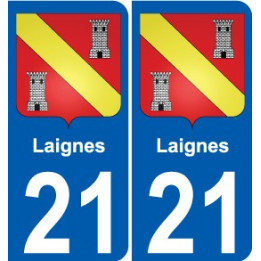 27 Léry coat of arms sticker plate stickers city