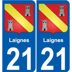 27 Léry coat of arms sticker plate stickers city