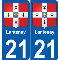27 Léry coat of arms sticker plate stickers city