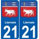 27 Léry wappen aufkleber typenschild aufkleber stadt