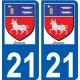 27 Léry logo adesivo piastra adesivi città