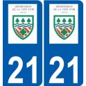 27 de Léry logotipo de la etiqueta engomada de la placa de pegatinas de la ciudad