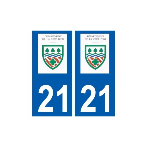 21 Léry logo autocollant plaque stickers ville