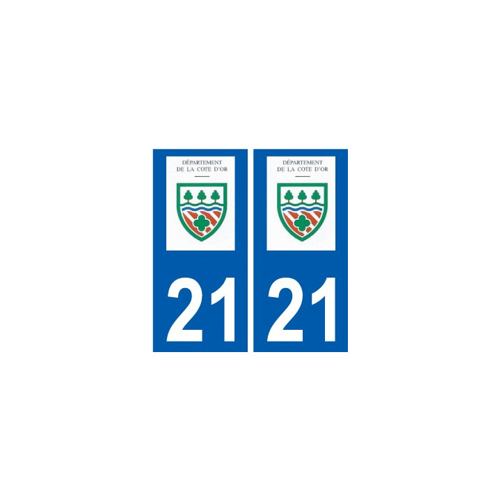 21 Léry logo autocollant plaque stickers ville