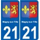 27 Léry wappen aufkleber typenschild aufkleber stadt