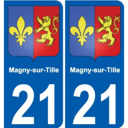 27 Léry coat of arms sticker plate stickers city