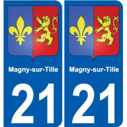 27 Léry coat of arms sticker plate stickers city