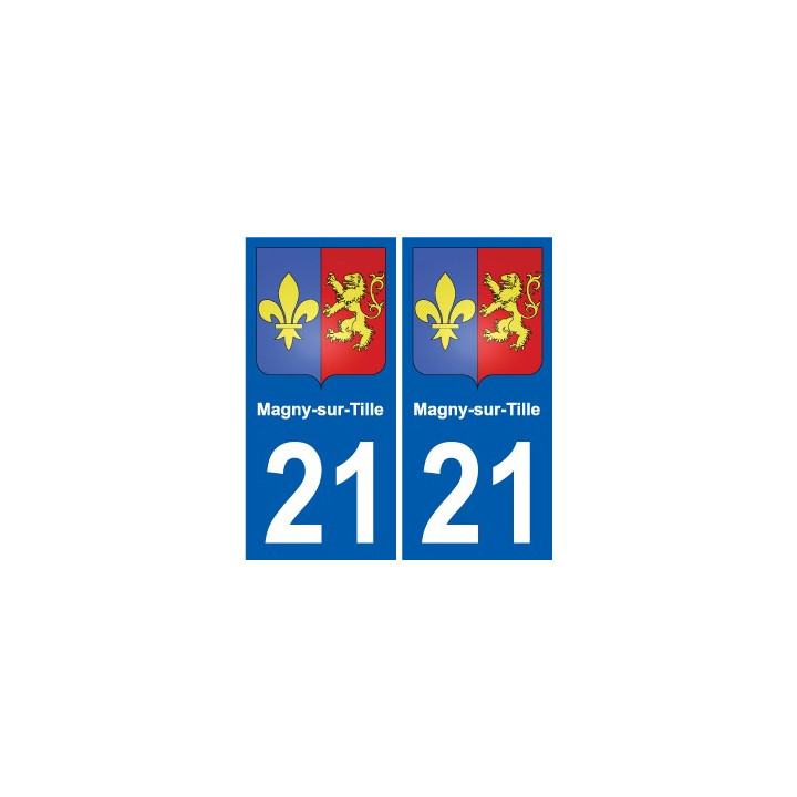 27 Léry coat of arms sticker plate stickers city