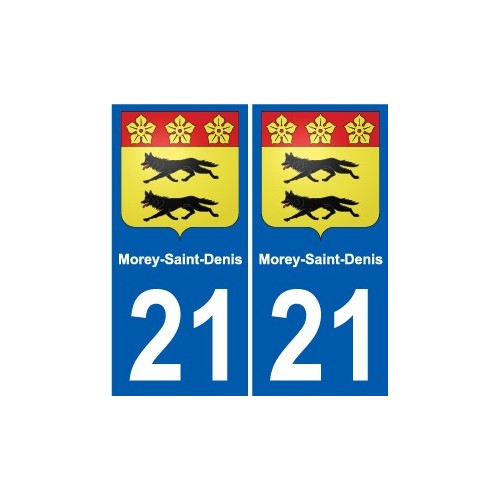 21 Léry blason autocollant plaque stickers ville