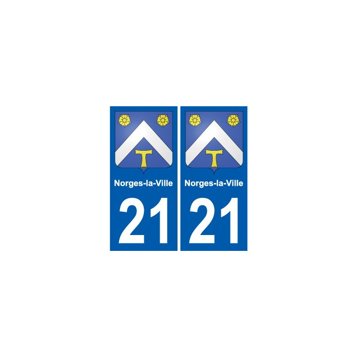 21 Léry blason autocollant plaque stickers ville