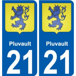 27 Léry coat of arms sticker plate stickers city