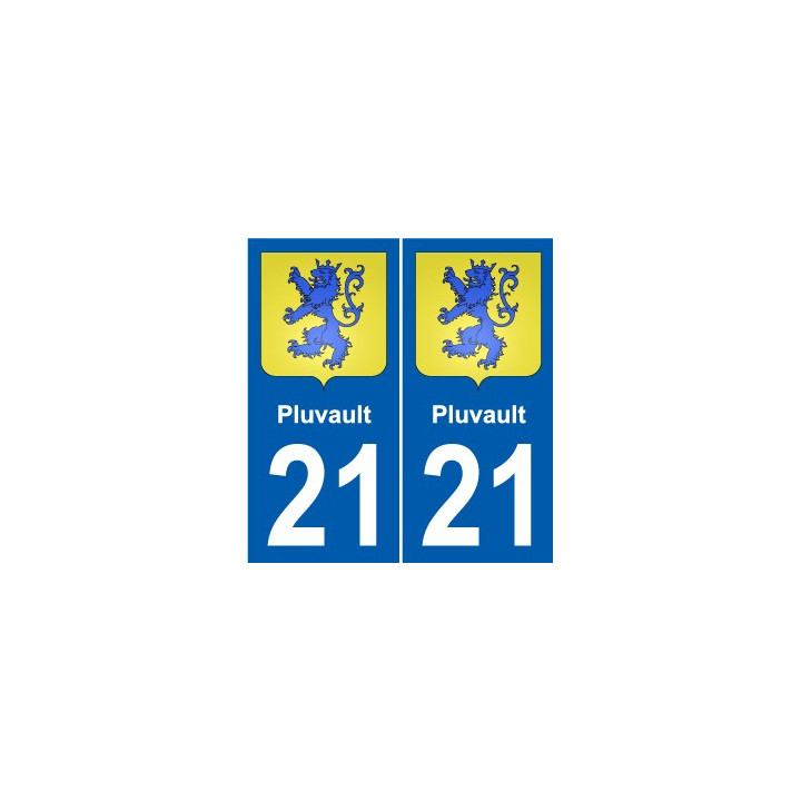 27 Léry coat of arms sticker plate stickers city