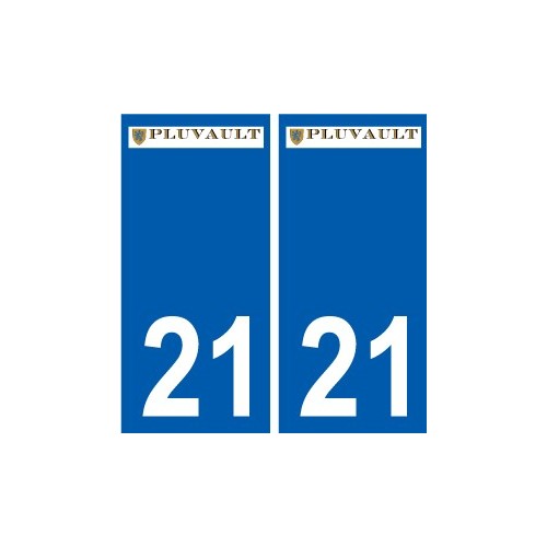 21 Léry logo autocollant plaque stickers ville