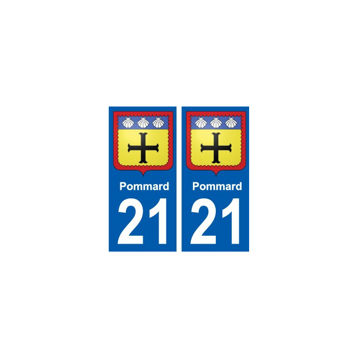 21 Léry blason autocollant plaque stickers ville