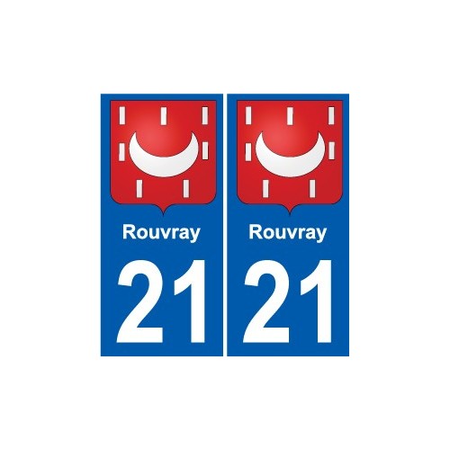 27 Léry coat of arms sticker plate stickers city