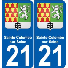 21 Léry blason autocollant plaque stickers ville
