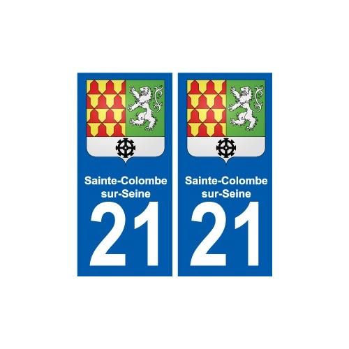 27 Léry coat of arms sticker plate stickers city