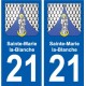 27 de Léry escudo de armas de la etiqueta engomada de la placa de pegatinas de la ciudad