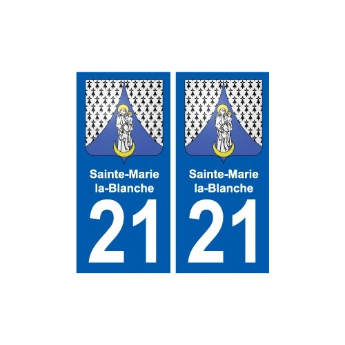 21 Léry blason autocollant plaque stickers ville