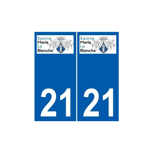 21 Léry logo autocollant plaque stickers ville