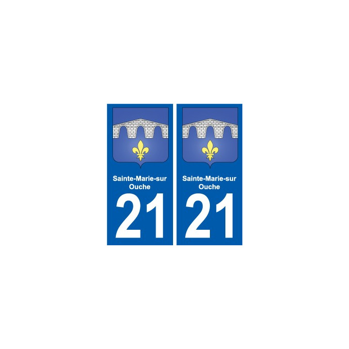 21 Léry blason autocollant plaque stickers ville
