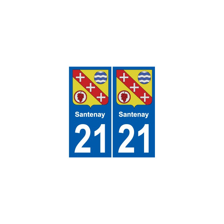 21 Léry blason autocollant plaque stickers ville